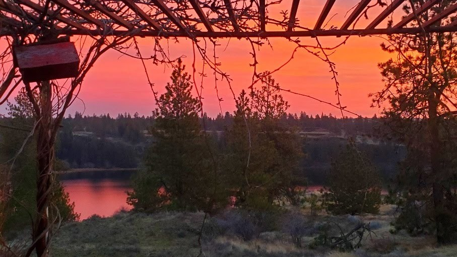 Sunset on the Lake at Sagebrush Crossing